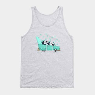 Tree shopping penguins Tank Top